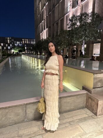 layered beat the heat long skirt