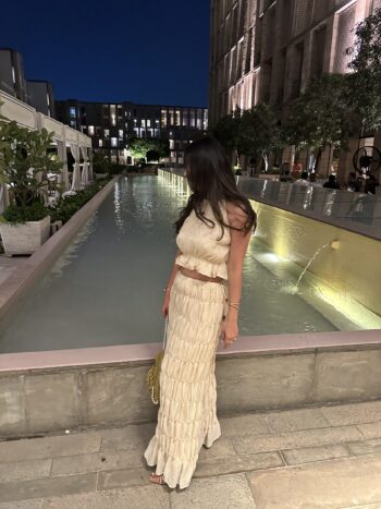 layered beat the heat long skirt