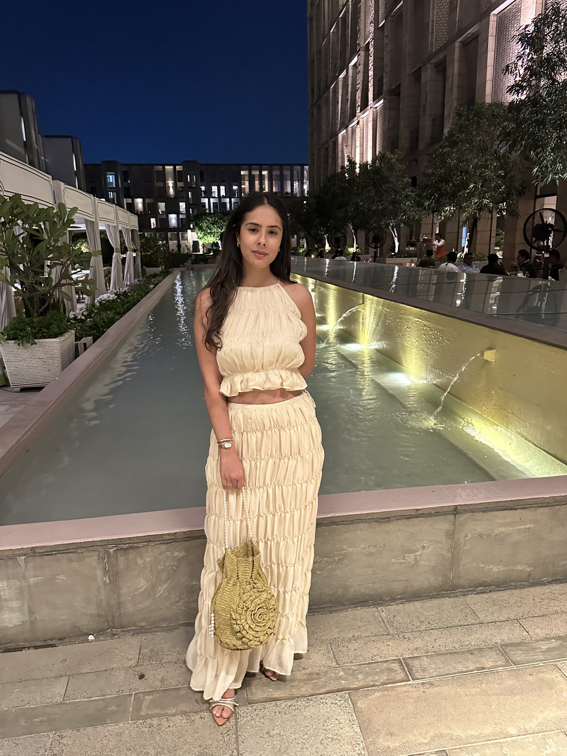 layered beat the heat long skirt