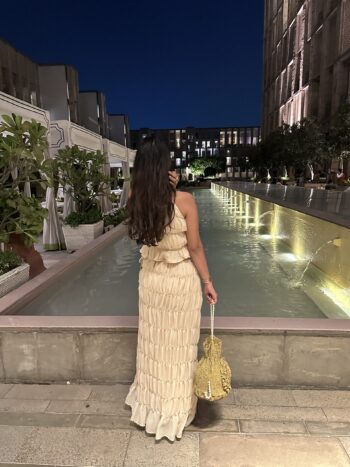 layered beat the heat long skirt