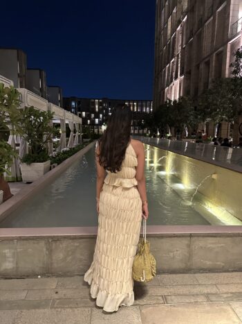 layered beat the heat long skirt