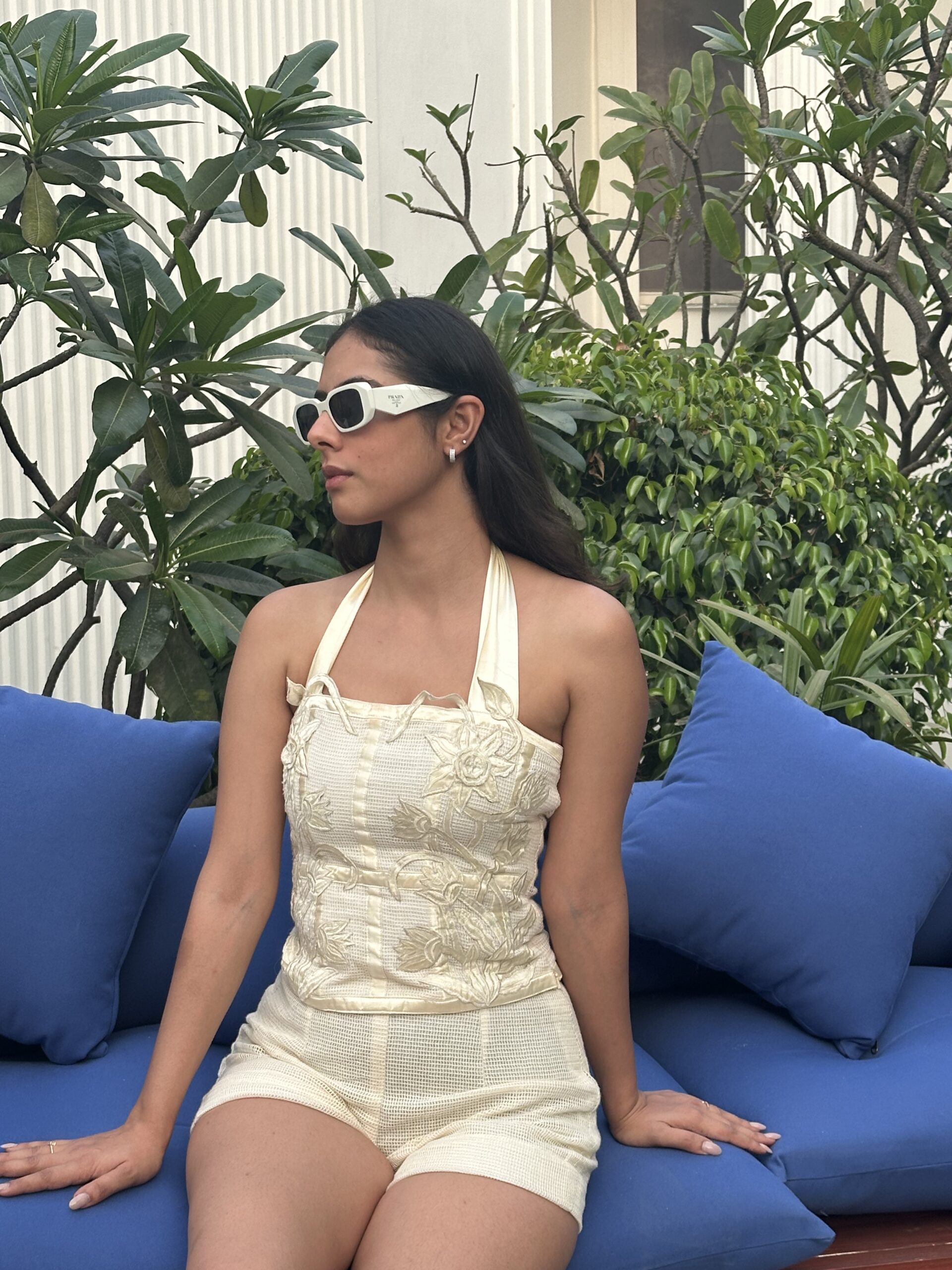 jute phoolwati cord set