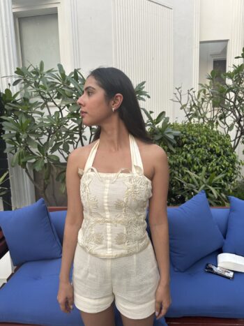 jute phoolwati cord set