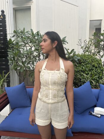 jute phoolwati cord set