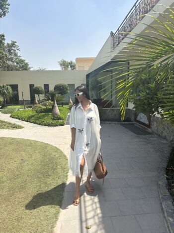 easy breezy short bird kaftan