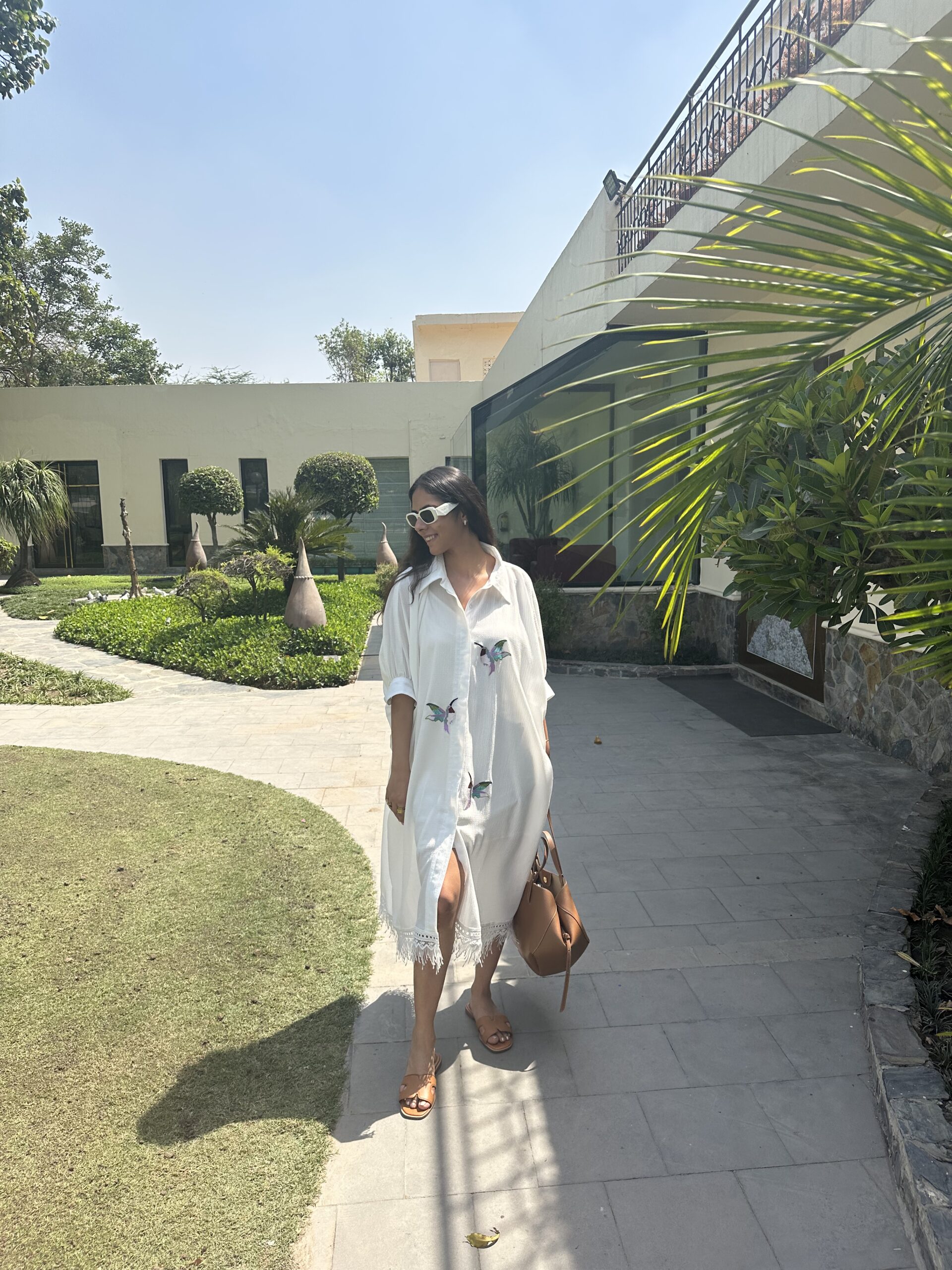 easy breezy short bird kaftan